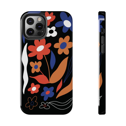 Phone Case, Floral Design, Protective Case, Cover, Strong, Durable, Custom Shell