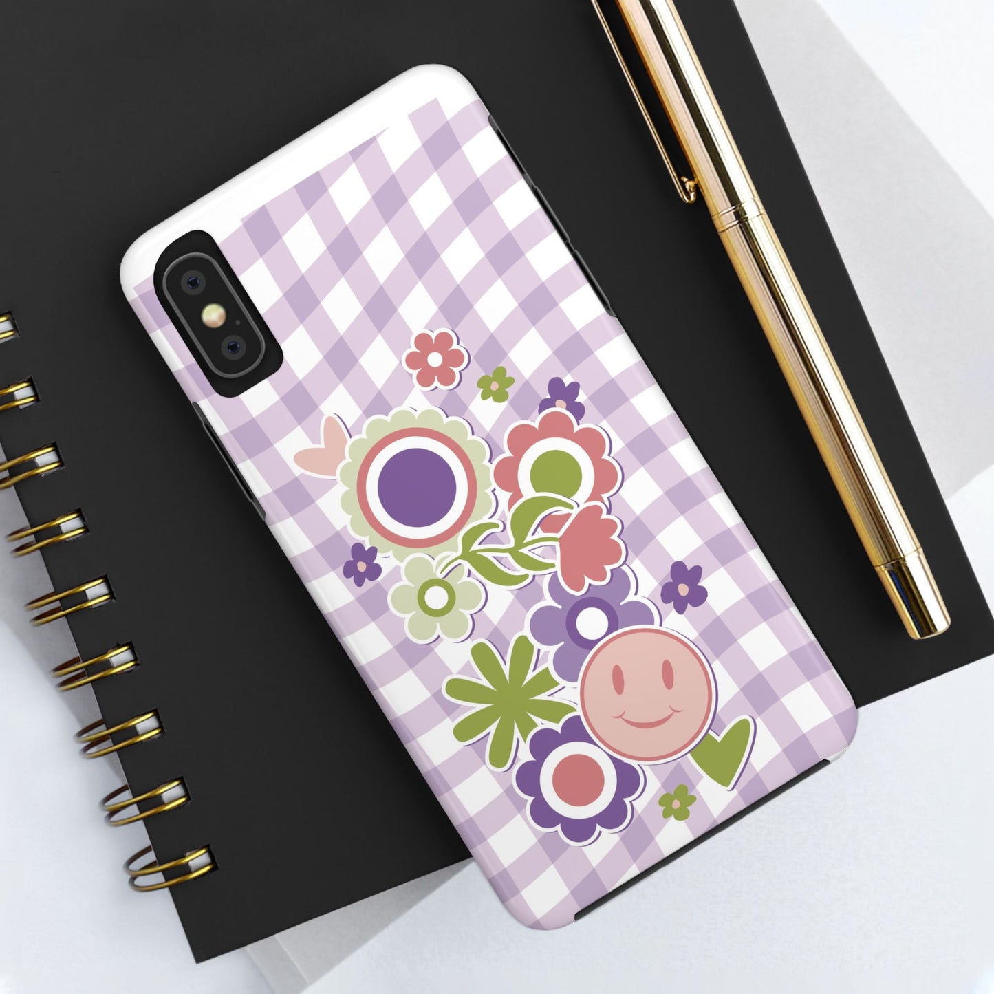 Phone Case, Floral Design, Protective Case, Cover, Strong, Durable, Custom Shell