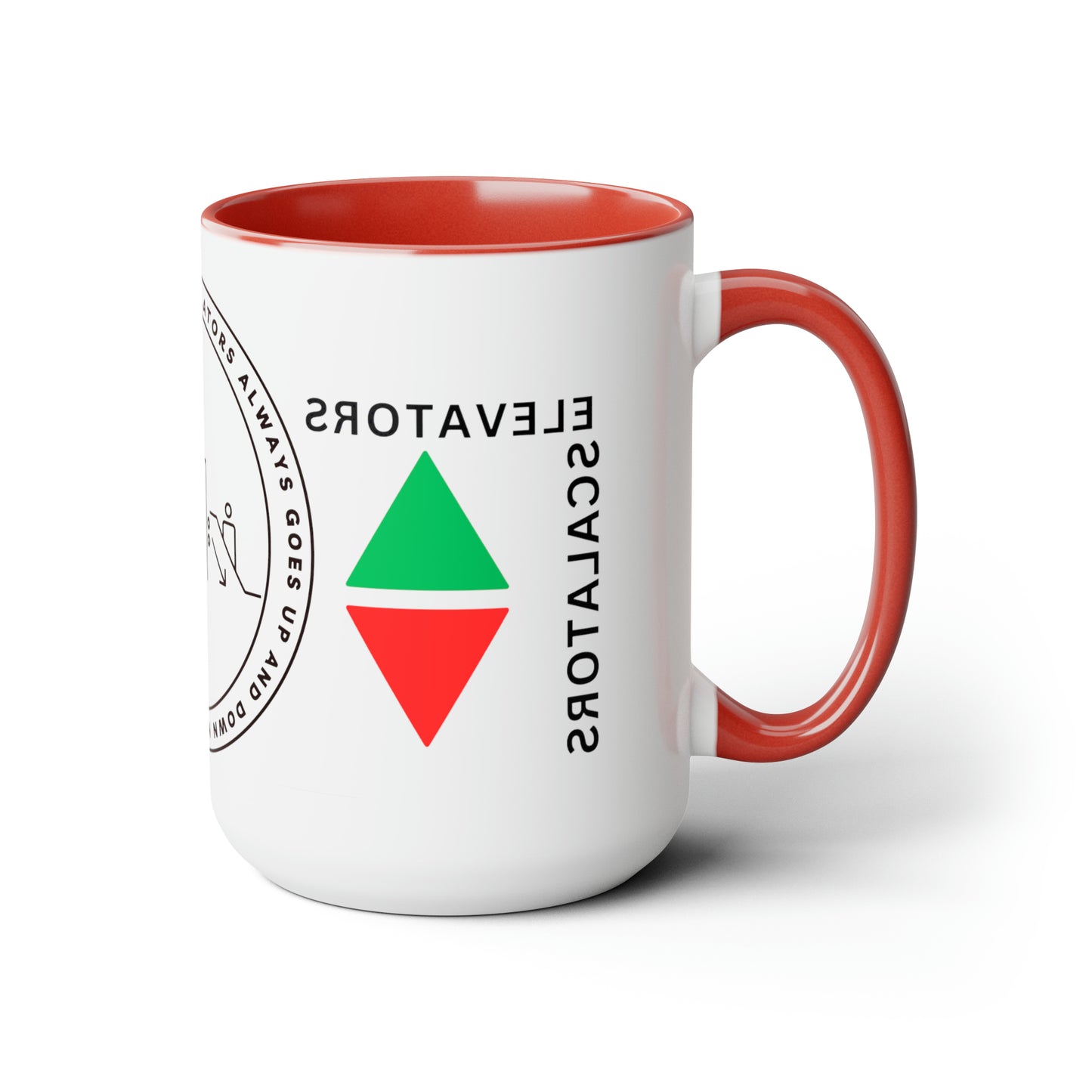 ELevators and Escalators Coffee Mugs, 15oz