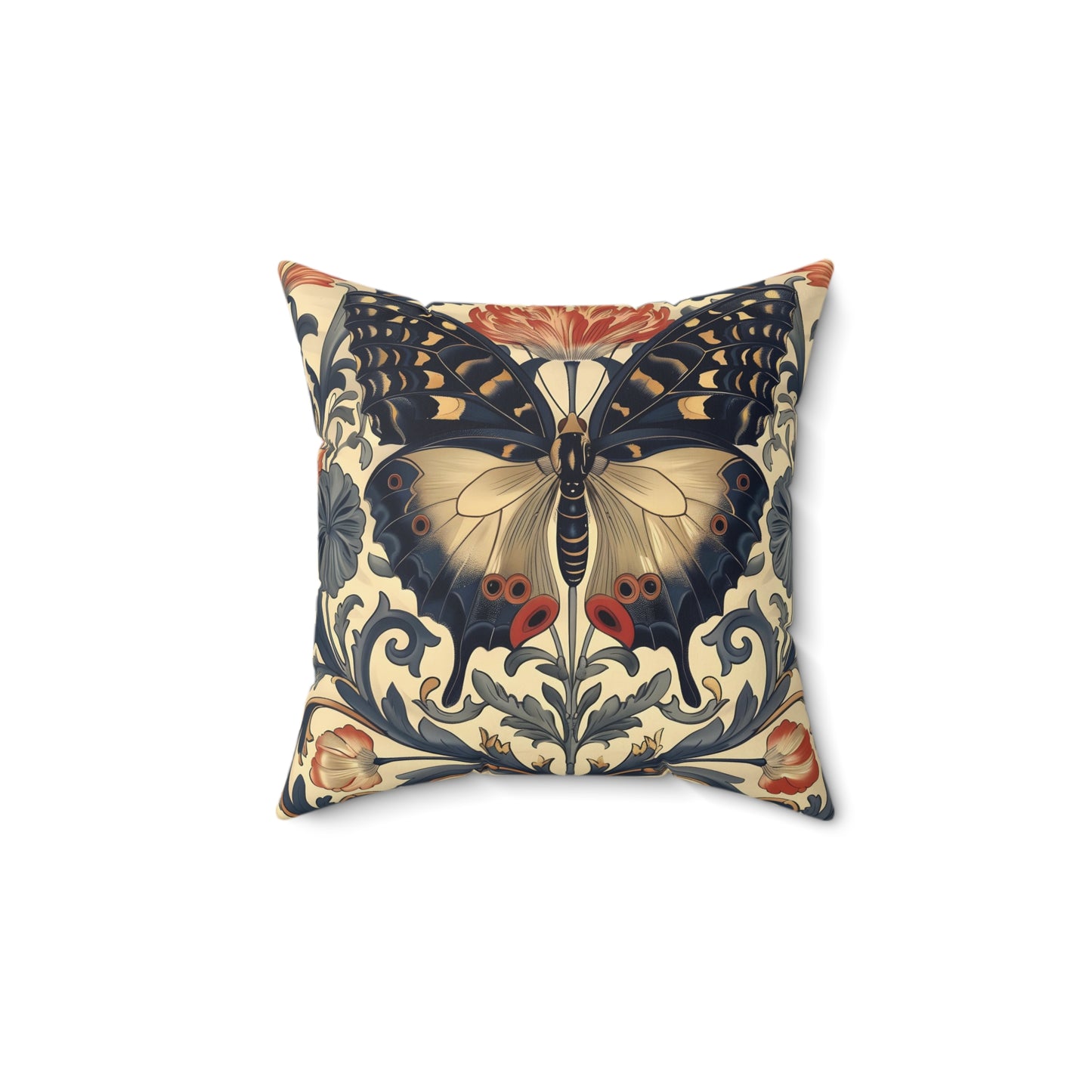 3d Butterfly Spun Square Pilloww