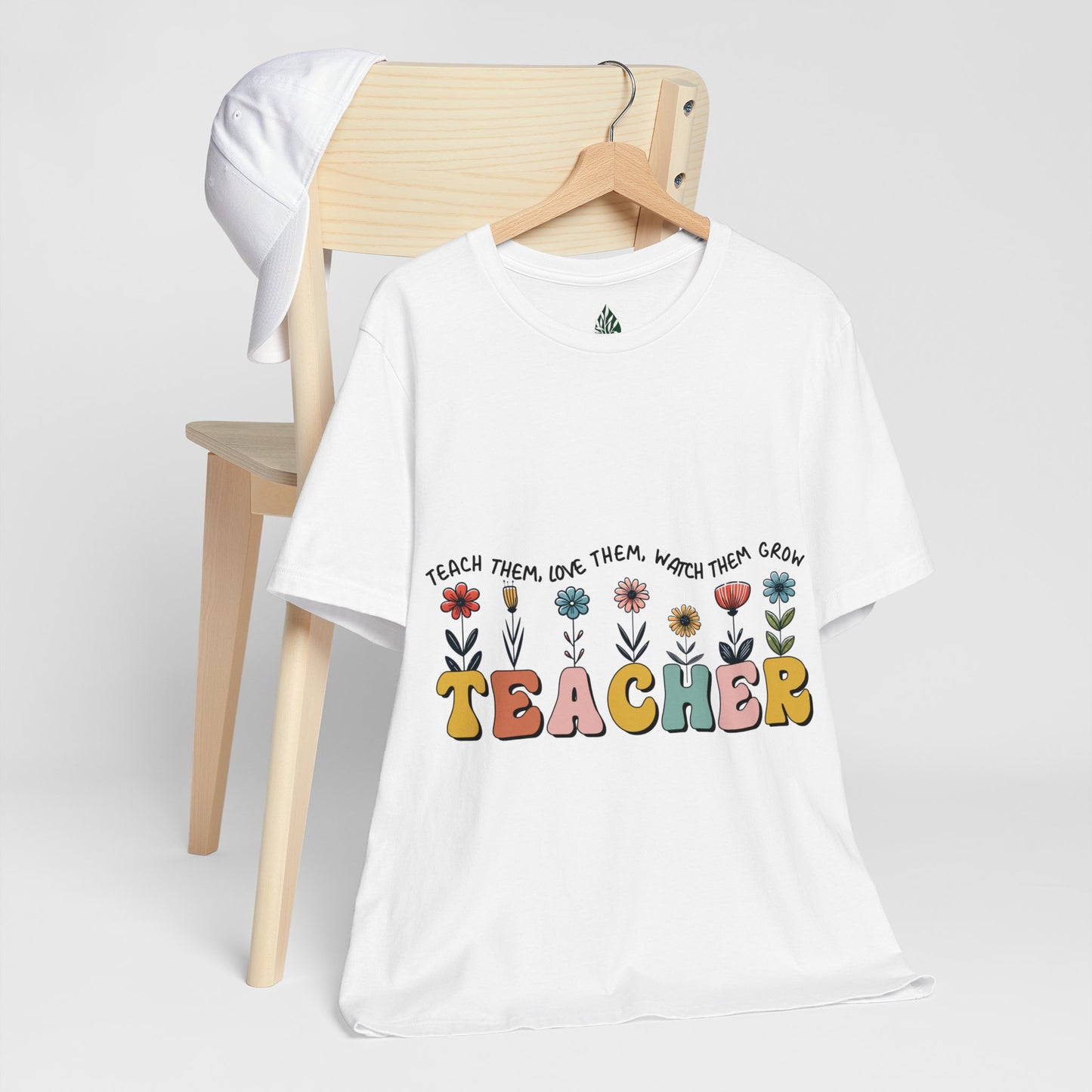 Teacher love them Unisex Jersey Short Sleeve Tee|Gift|Gift for lover|Gift for Mom|Gift for Girlfriend|Gift for Wife|Gift for Teacher|Teacher