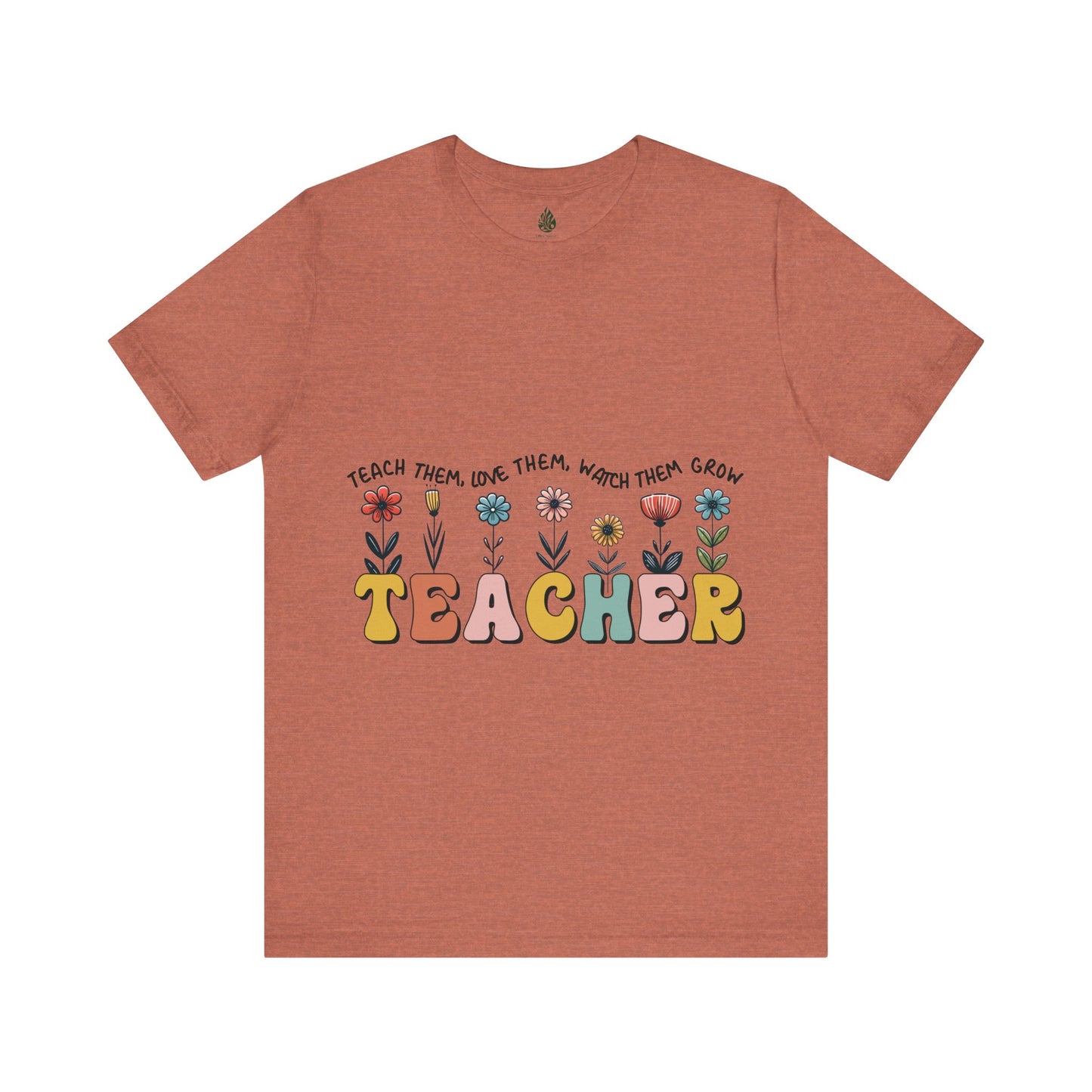 Teacher love them Unisex Jersey Short Sleeve Tee|Gift|Gift for lover|Gift for Mom|Gift for Girlfriend|Gift for Wife|Gift for Teacher|Teacher