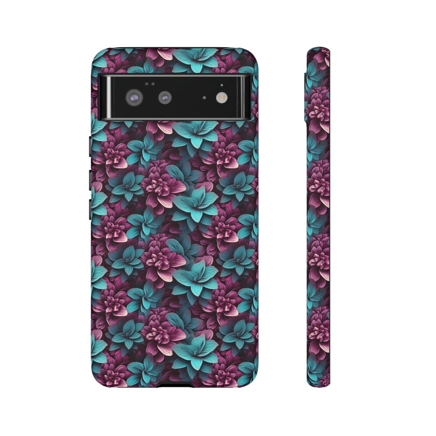 3D Flowers Tough Cases