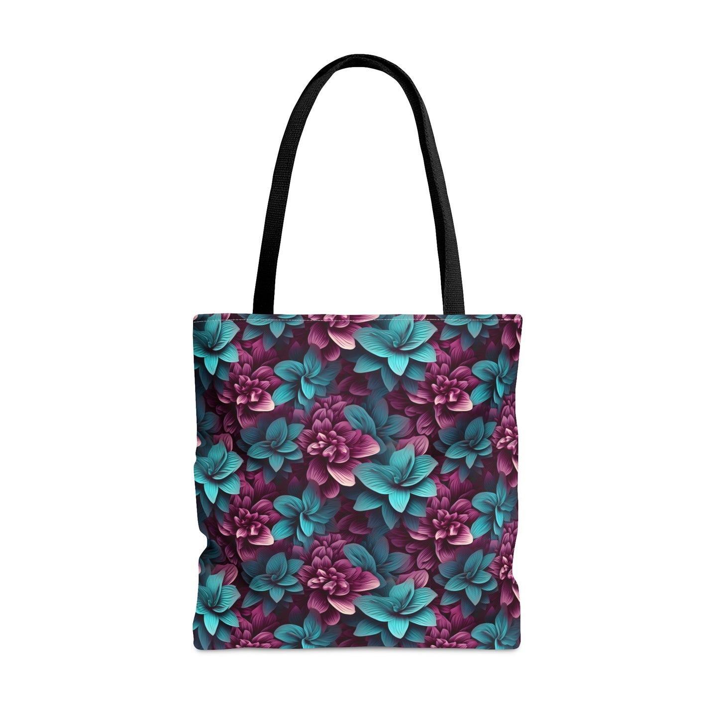 3D Flowers Tote Bag