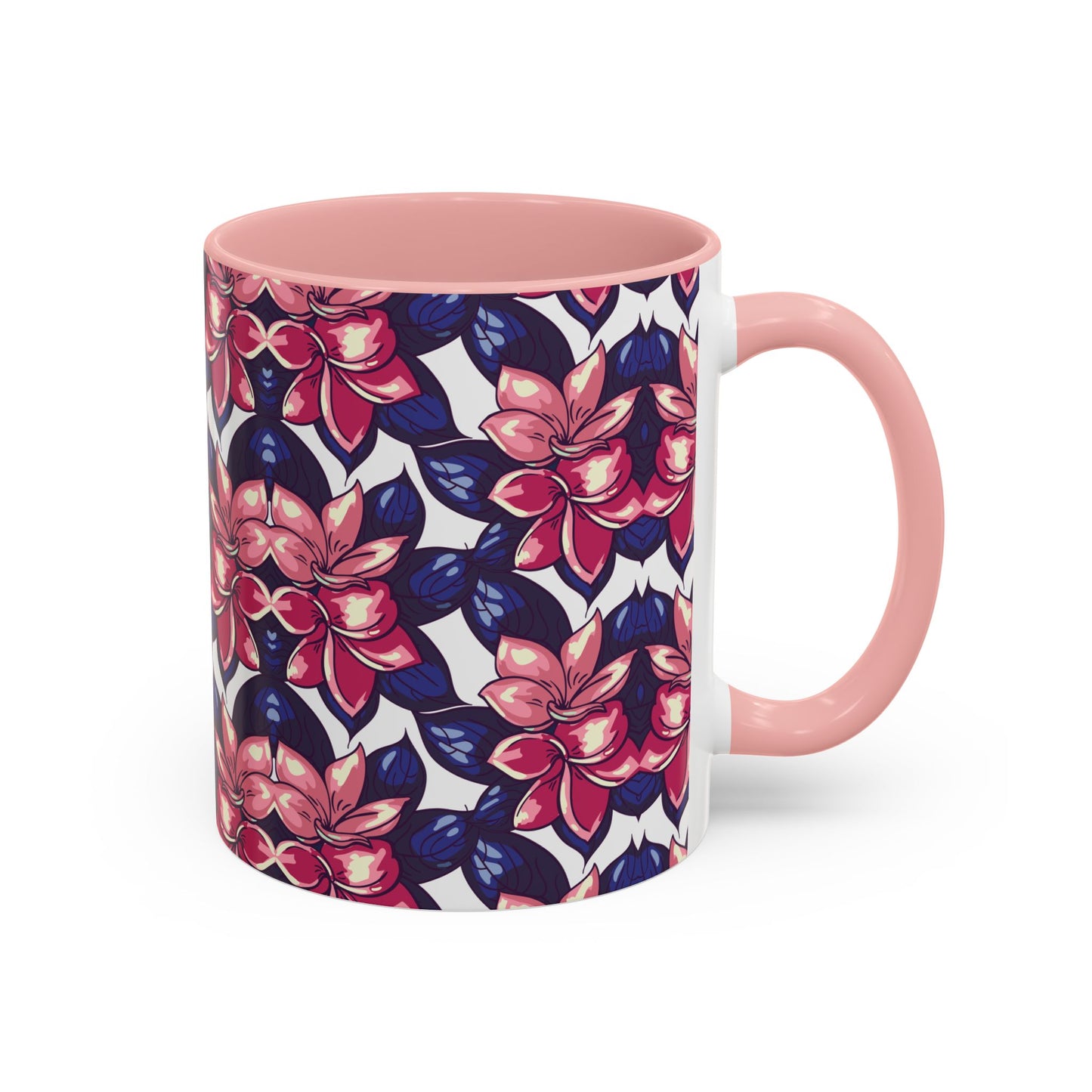 Floral Accent Coffee Mug