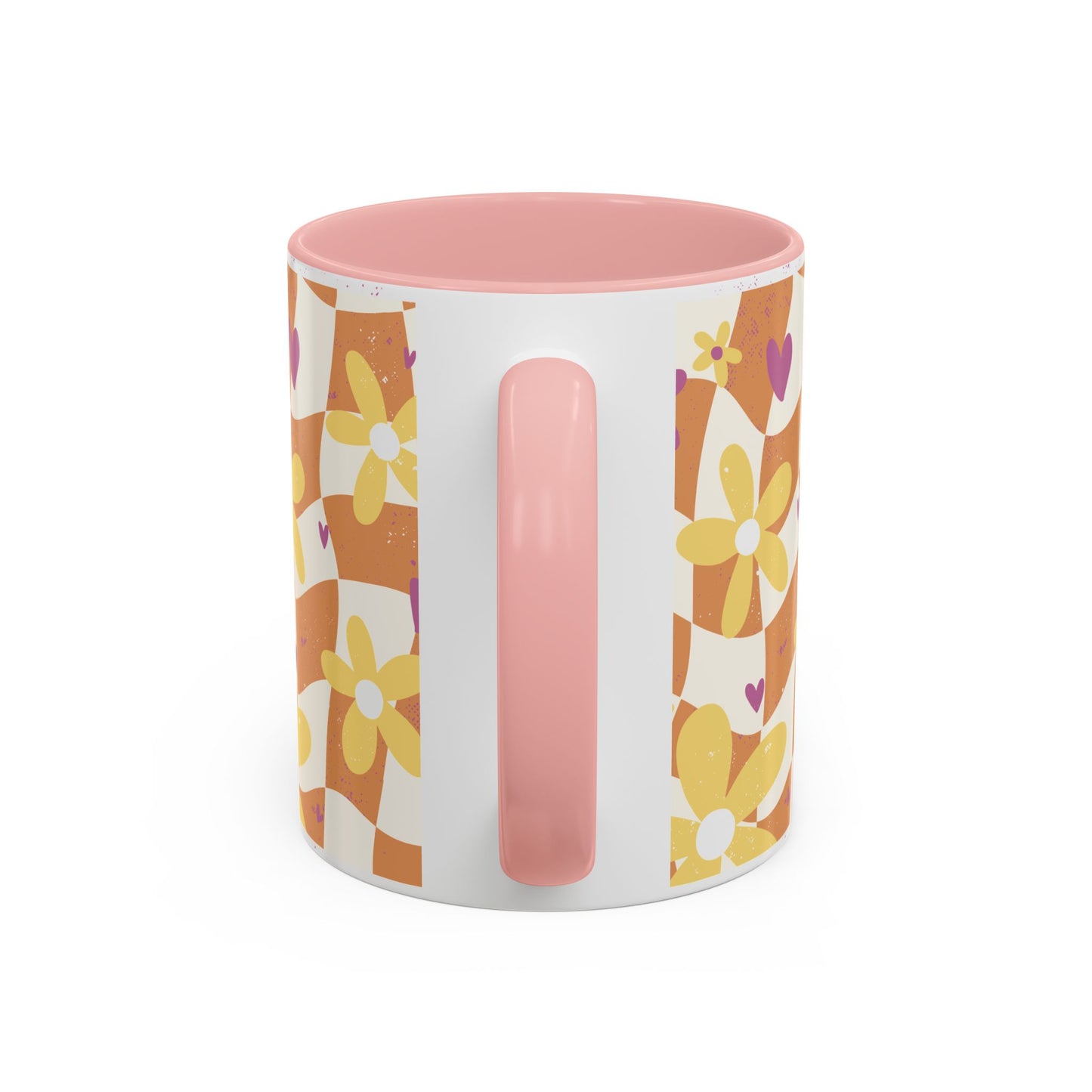 Floral Accent Coffee Mug