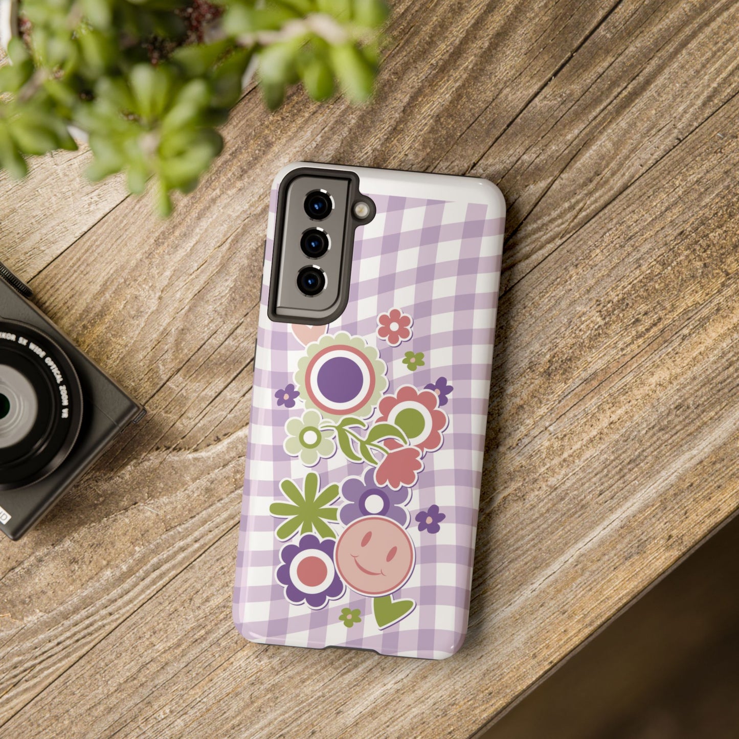 Phone Case, Floral Design, Protective Case, Cover, Strong, Durable, Custom Shell