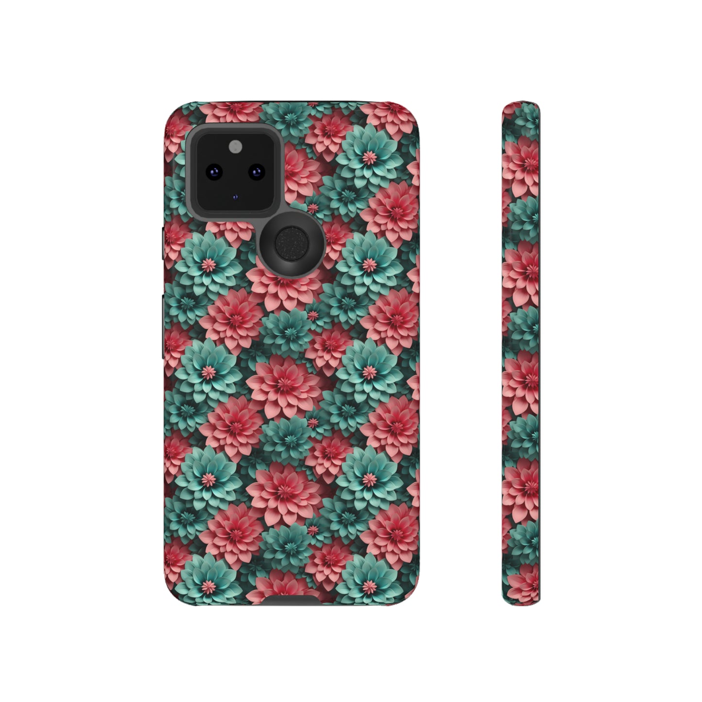 3D Flowers Tough Cases