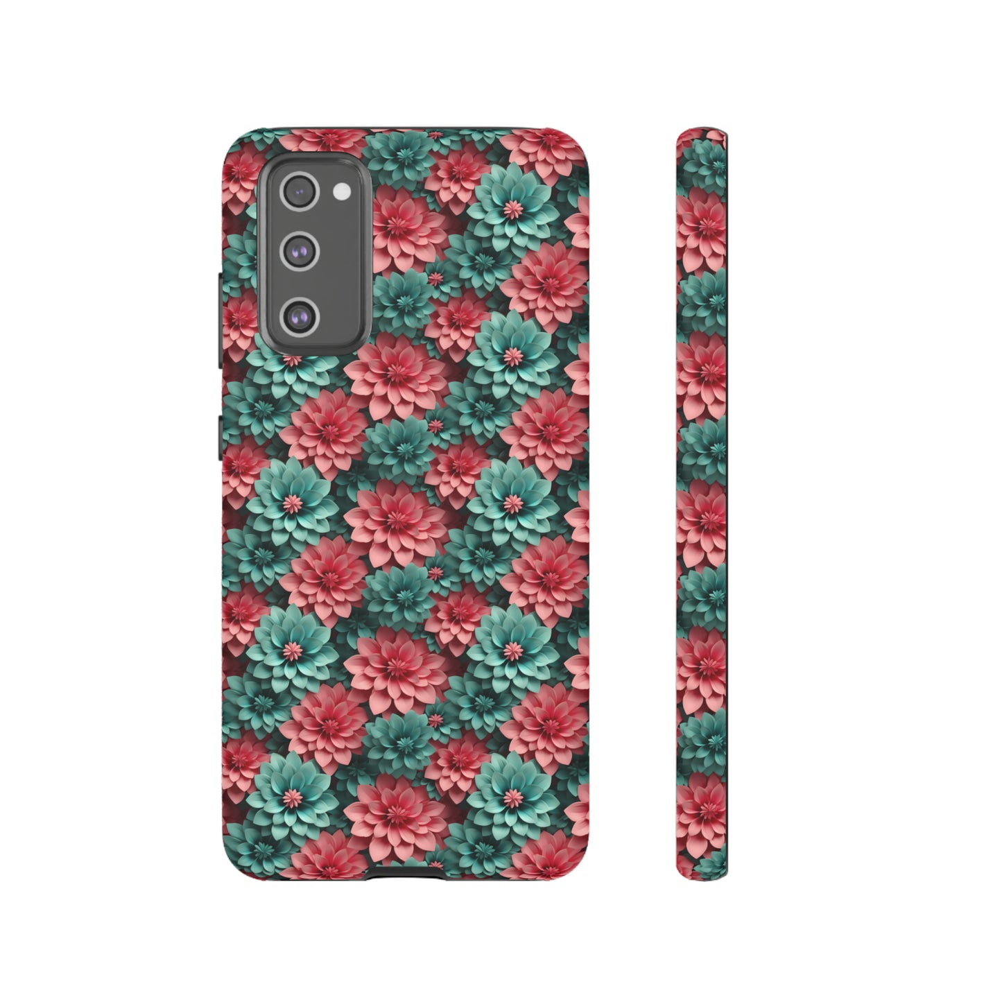 3D Flowers Tough Cases