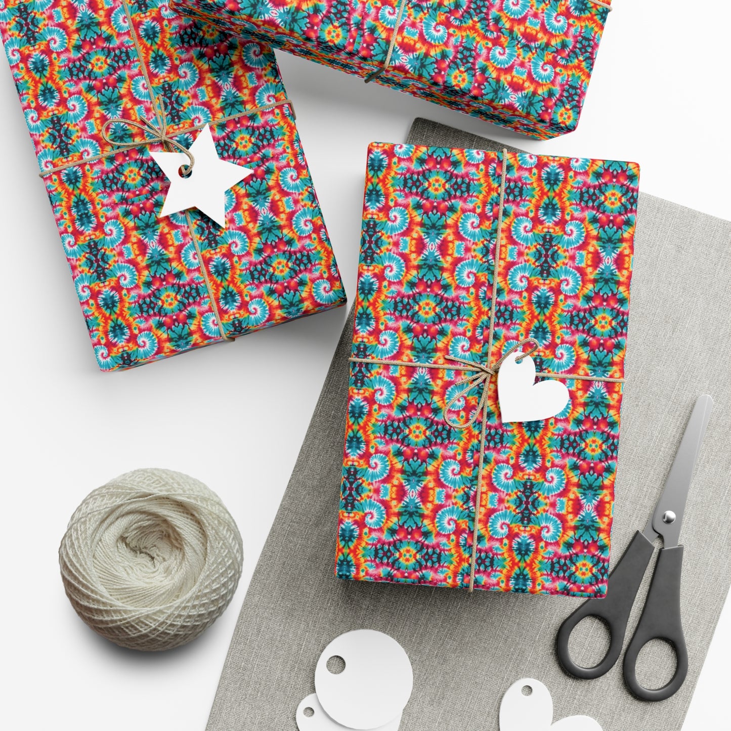 Colorful paint splatter pattern Gift Wrap Papers