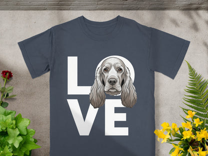 Love Cocker Spaniel Dog Graphic T-Shirt