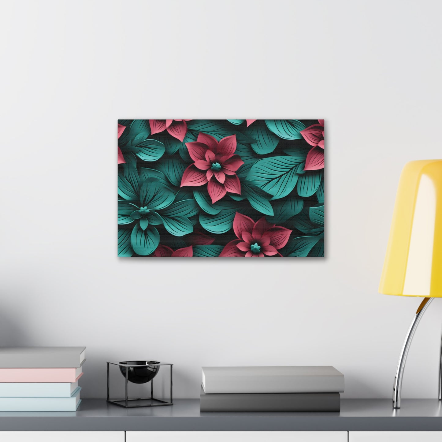 3D Flowers Gallery Wraps