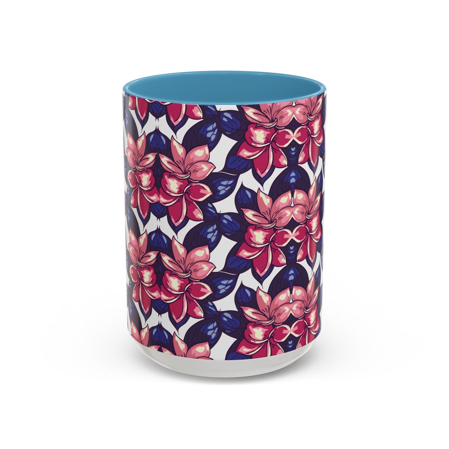 Floral Accent Coffee Mug