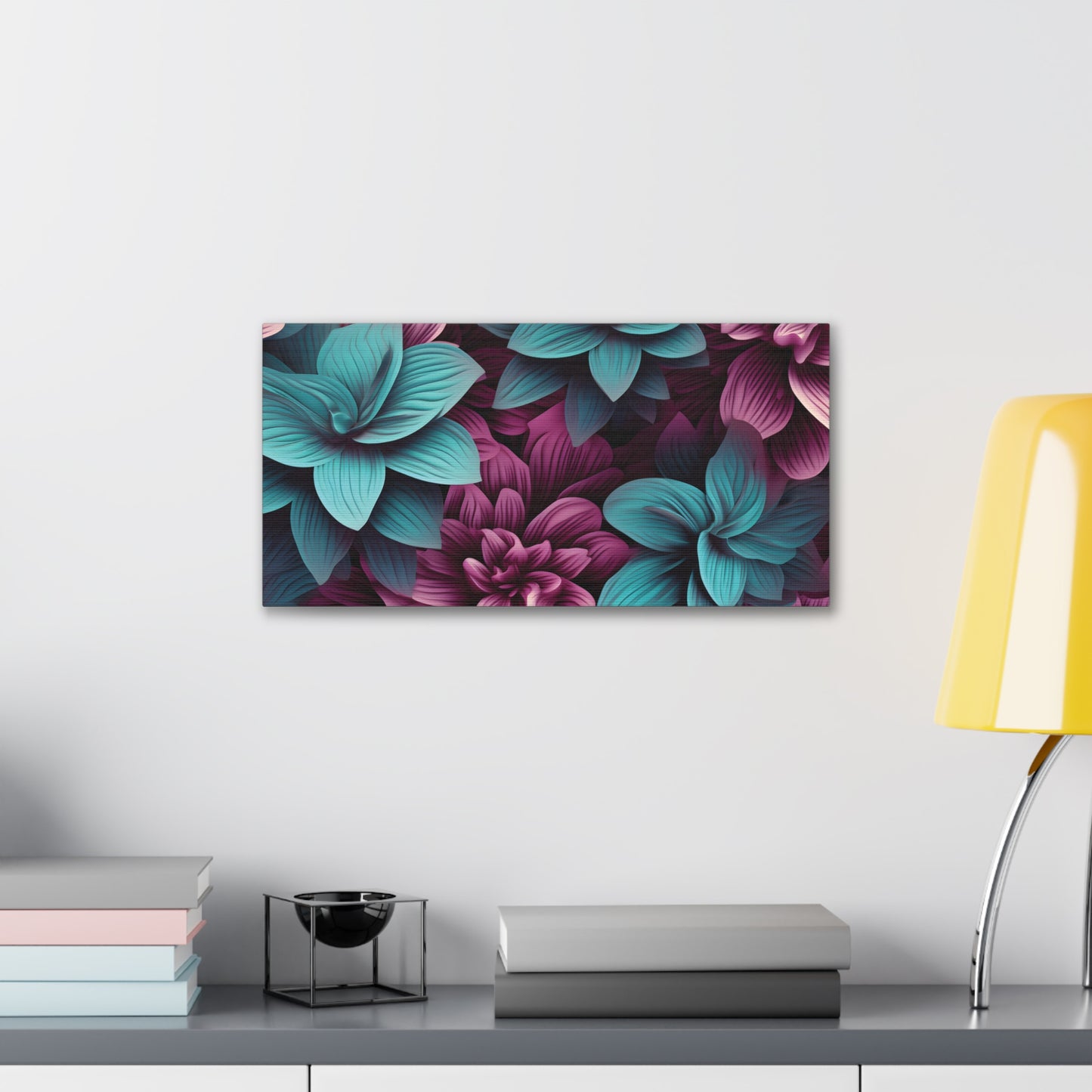 3D Flowers Gallery Wraps