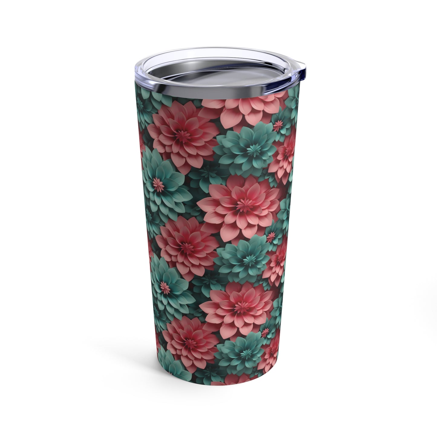 3D Flowers tumbler 20oz