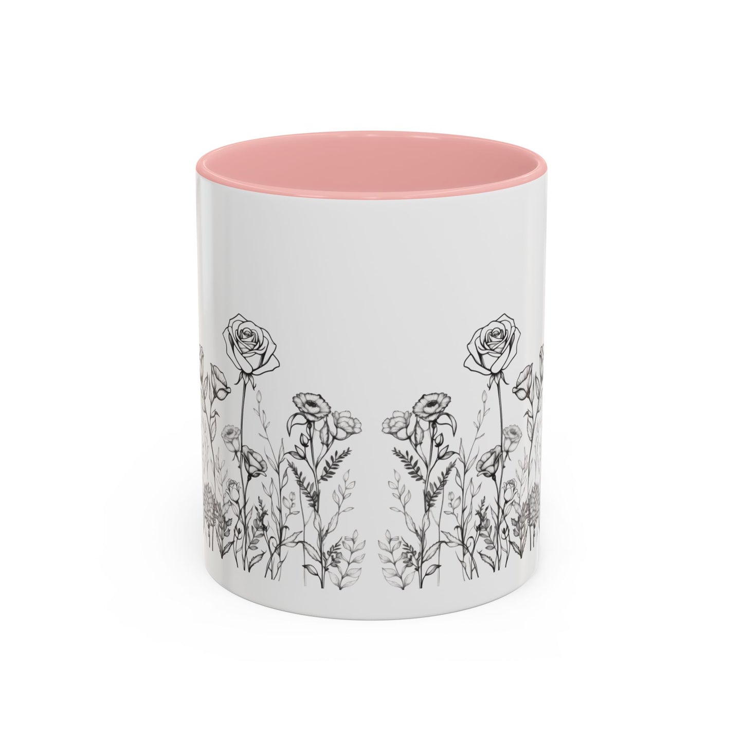 flowers Accent Coffee Mug (11, 15oz)