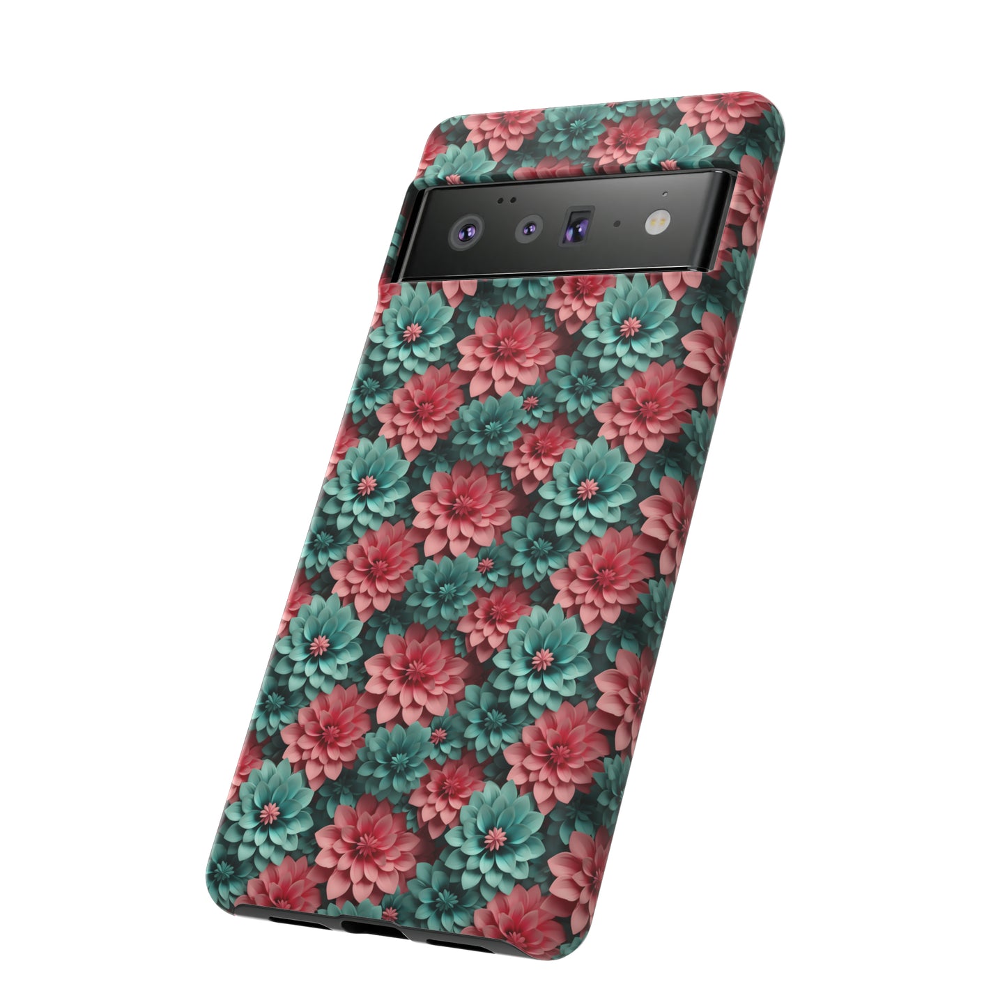 3D Flowers Tough Cases