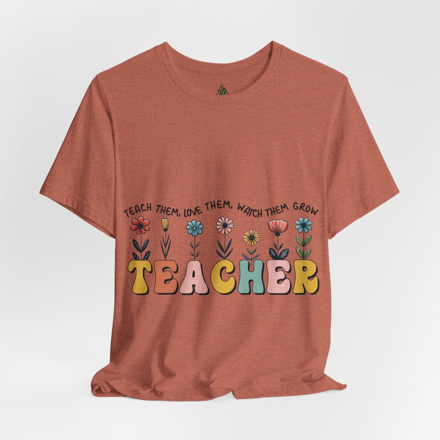 Teacher love them Unisex Jersey Short Sleeve Tee|Gift|Gift for lover|Gift for Mom|Gift for Girlfriend|Gift for Wife|Gift for Teacher|Teacher