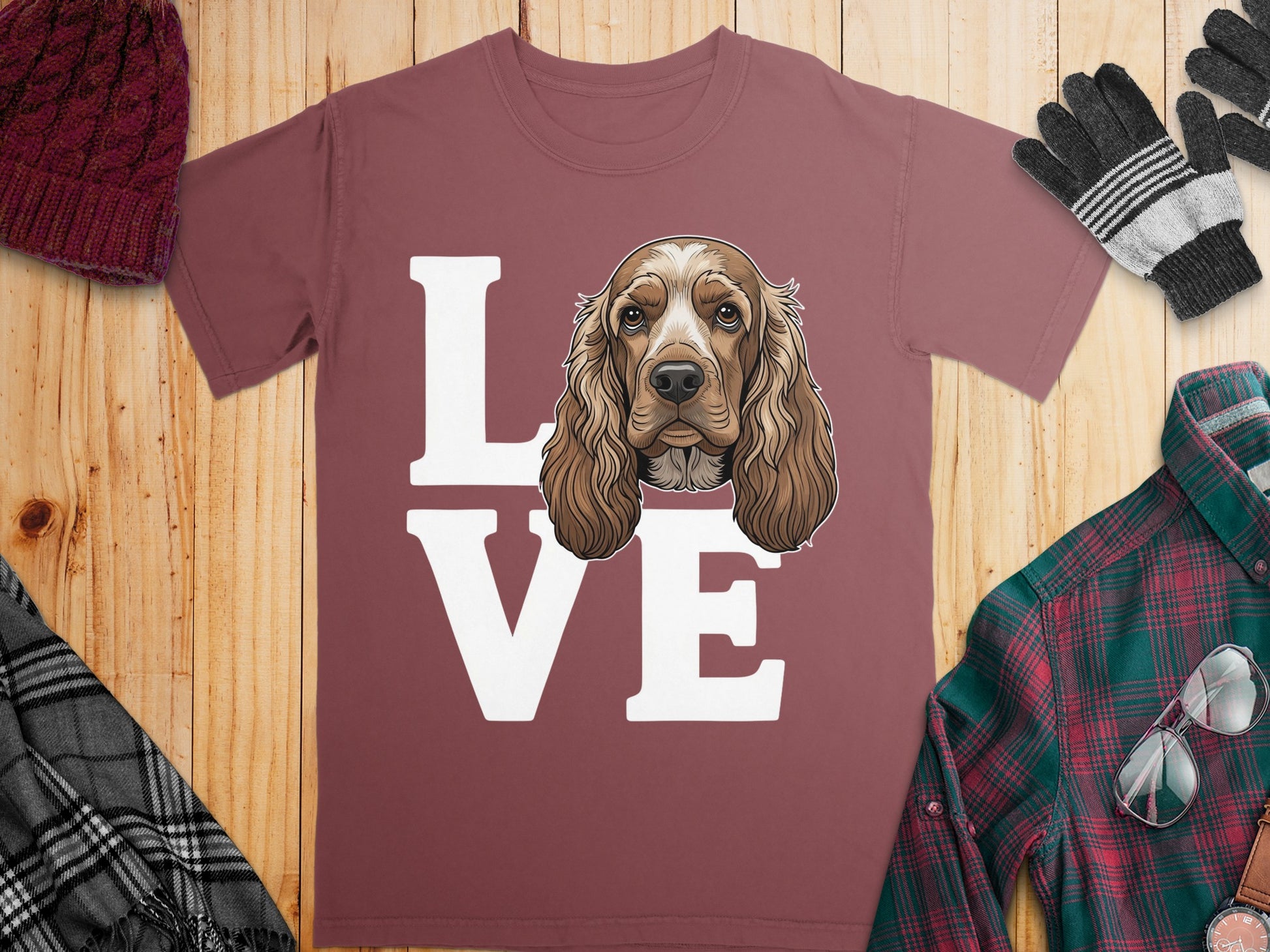 Love Dog Design Graphic T-Shirt for Pet Lovers