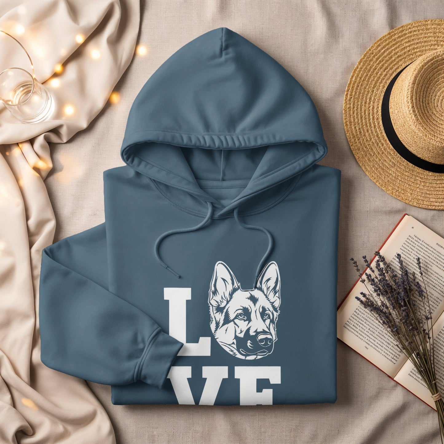 Love German Shepherd Graphic Hoodie Product