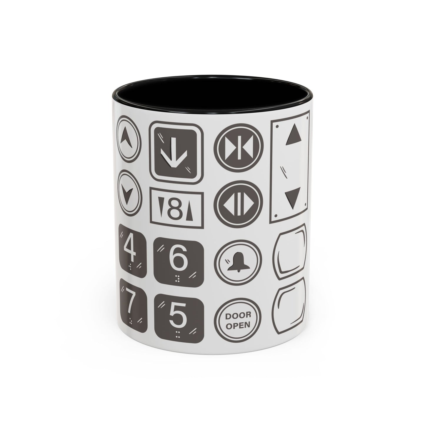 Elevators Signs Accent Coffee Mug