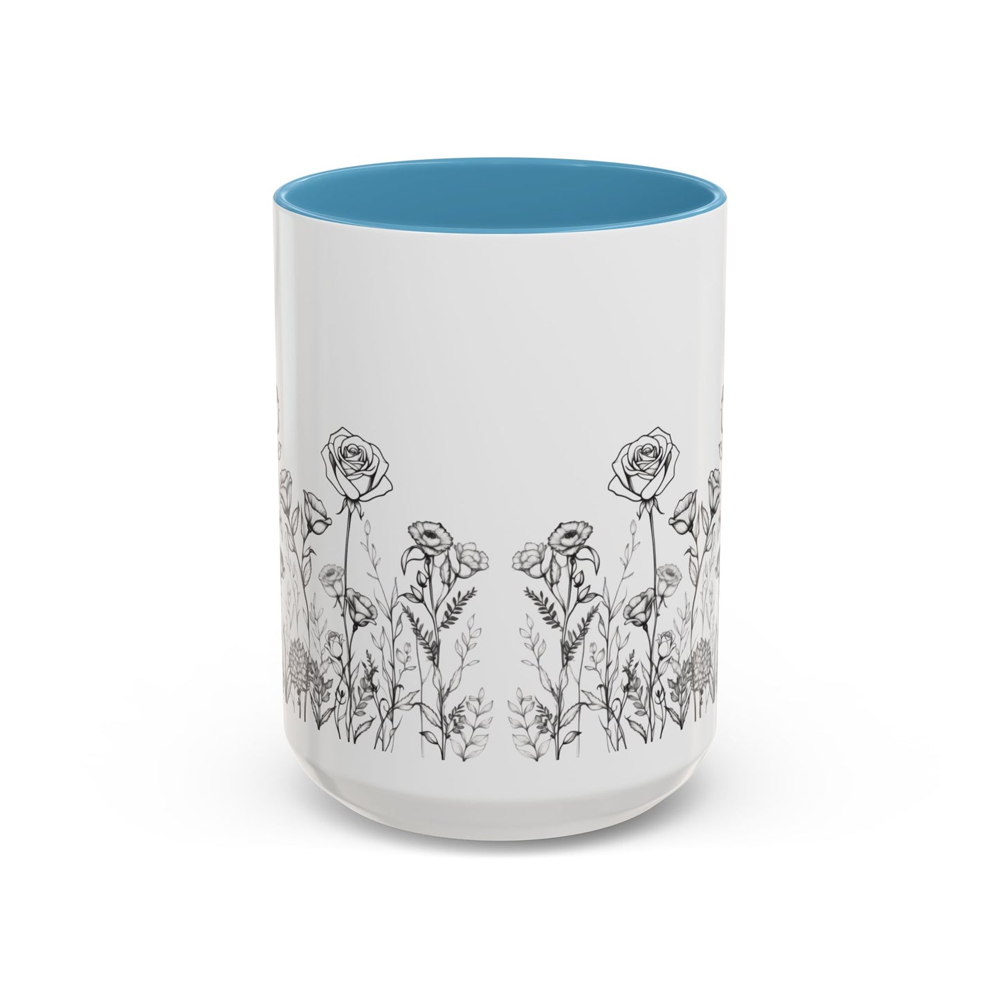 flowers Accent Coffee Mug (11, 15oz)