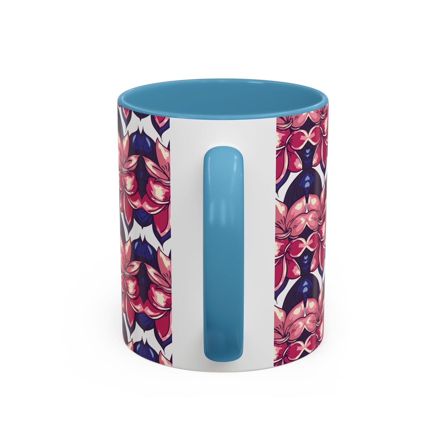 Floral Accent Coffee Mug