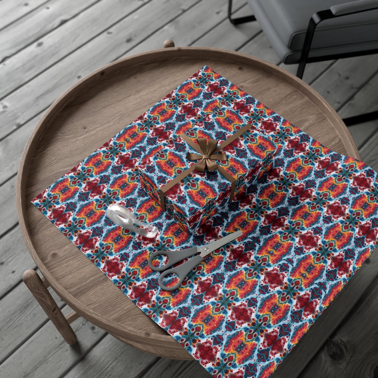 Colorful paint splatter pattern Gift Wrap Papers