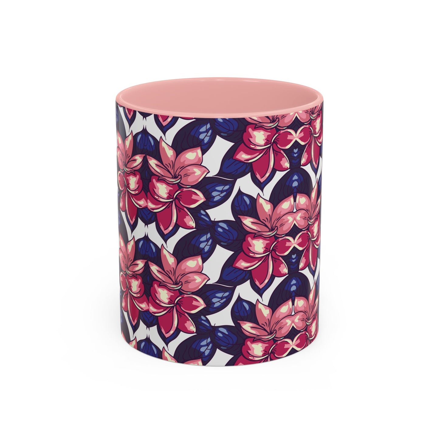 Floral Accent Coffee Mug