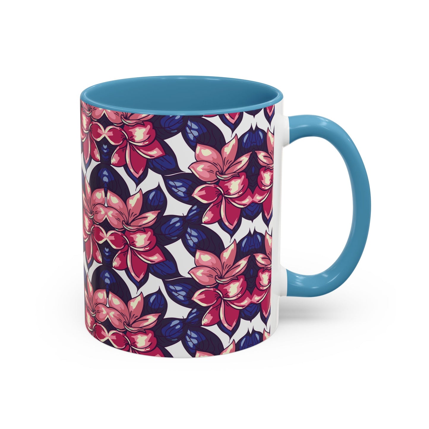 Floral Accent Coffee Mug