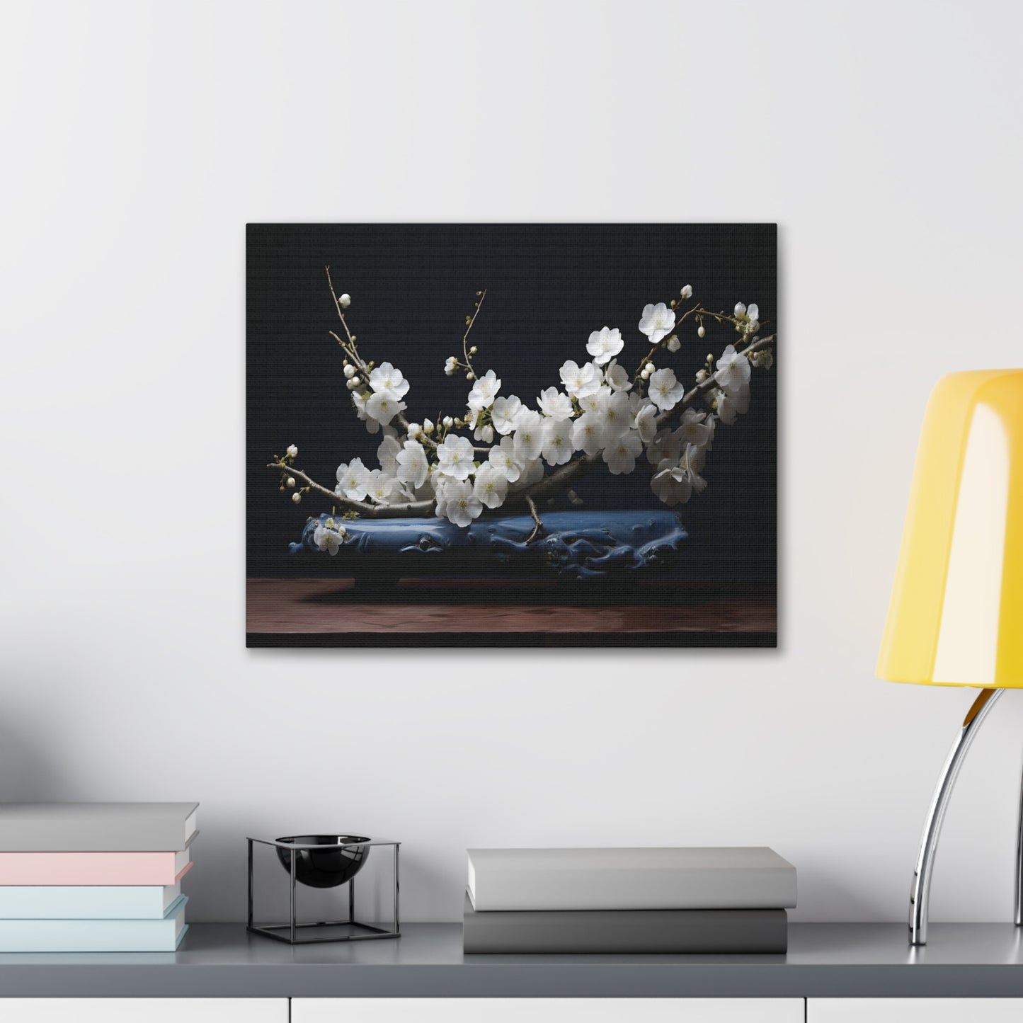 Wooden Branch of flowers Canvas Gallery Wraps