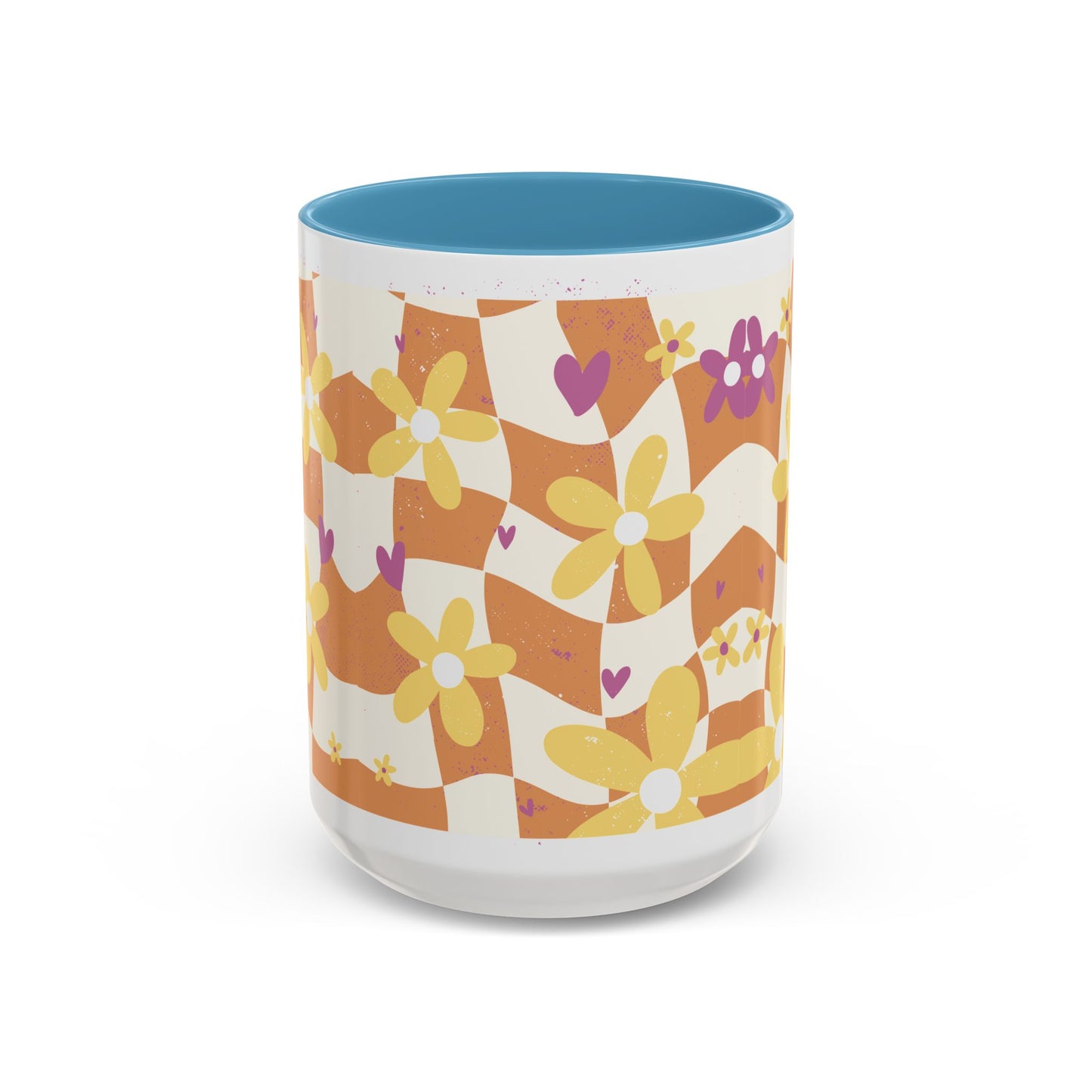 Floral Accent Coffee Mug