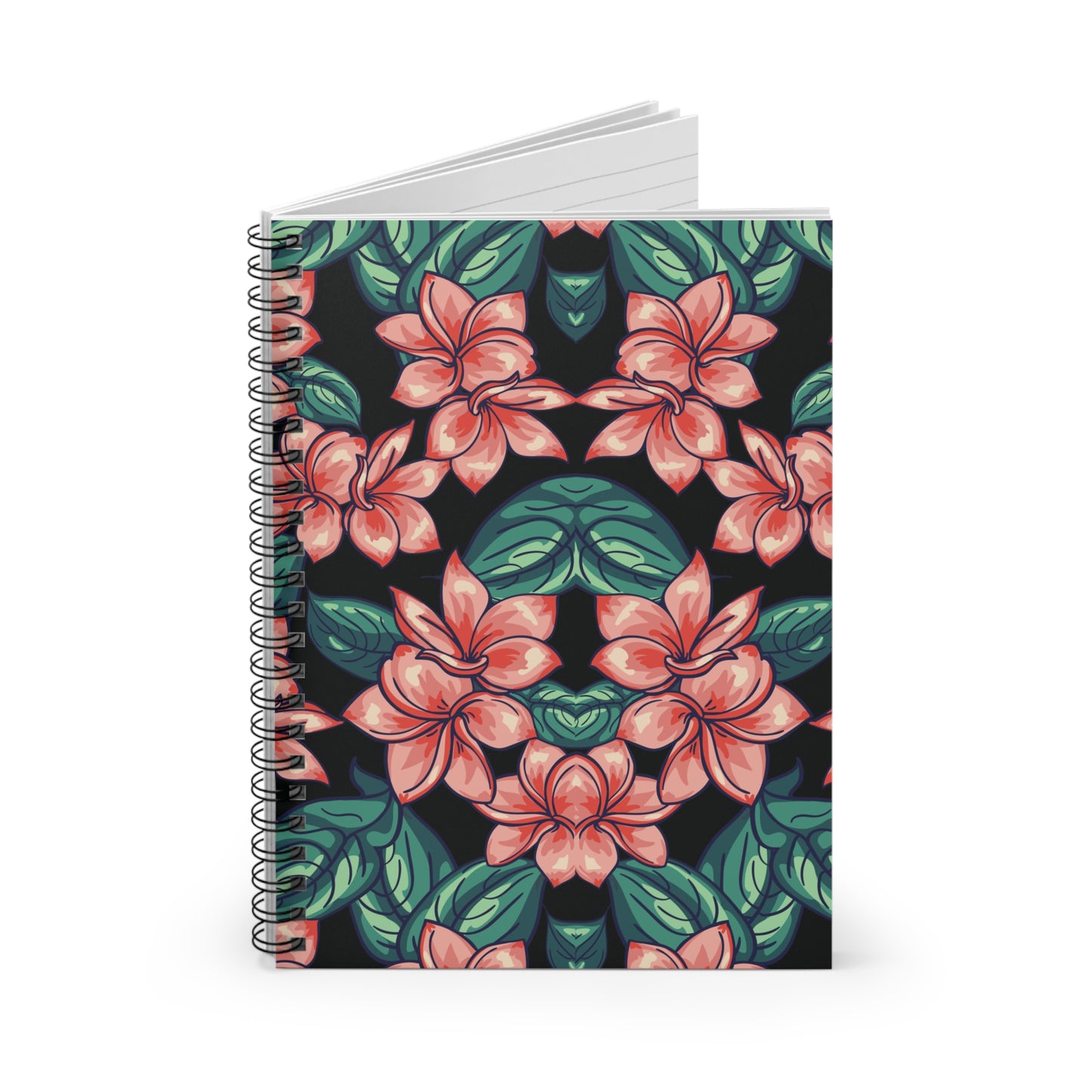 Floral Design Spiral Note Book