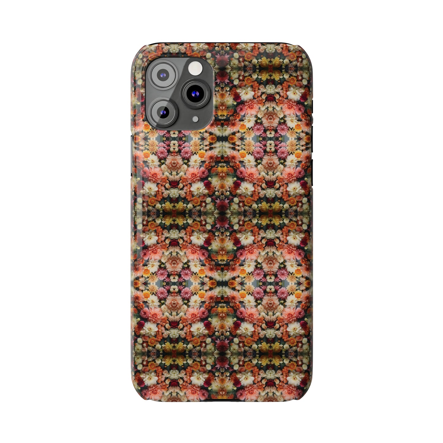 3D Flowers Pattern Slim Phone Cases