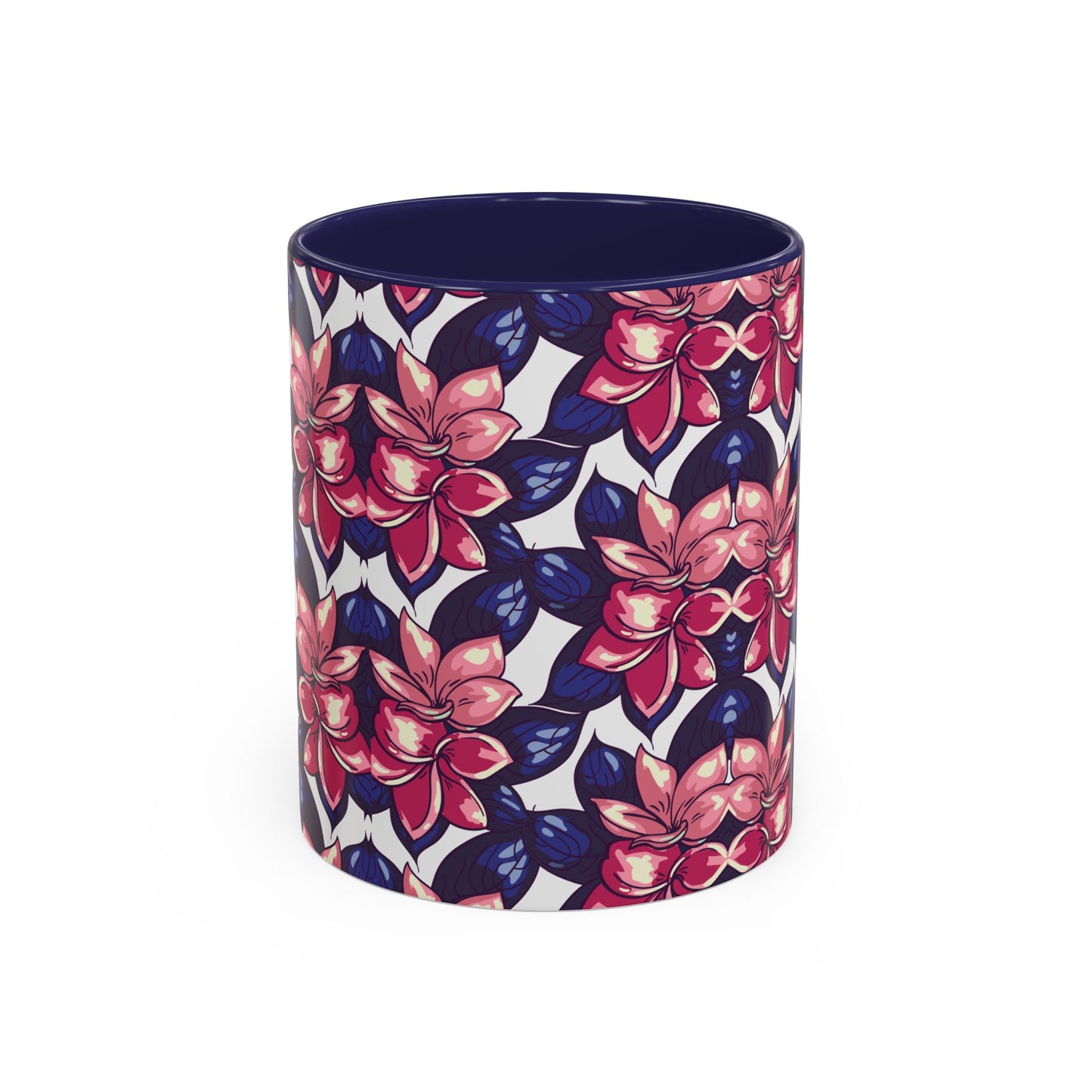 Floral Accent Coffee Mug