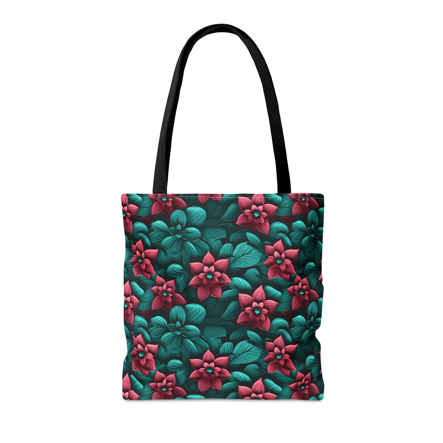 3D Flowers Tote Bag