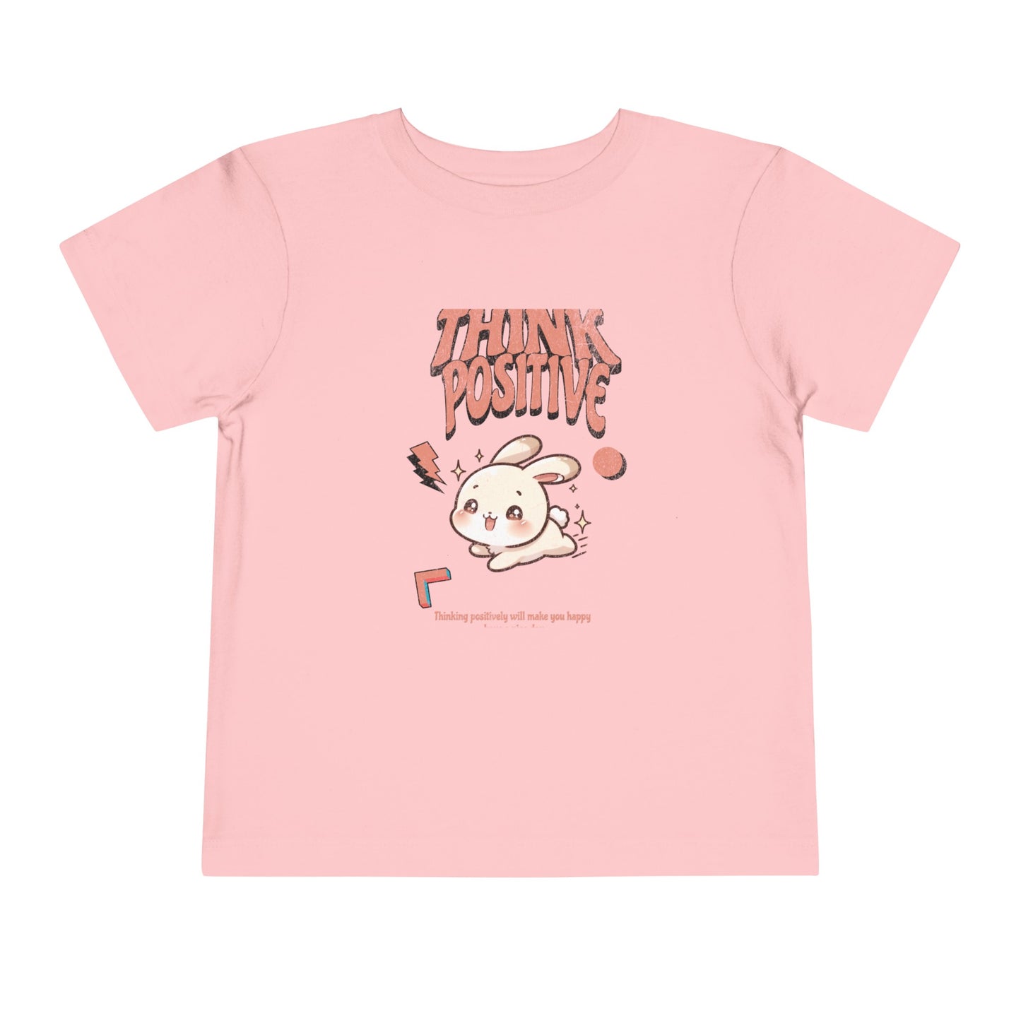 Think positively Toddler Short Sleeve Tee