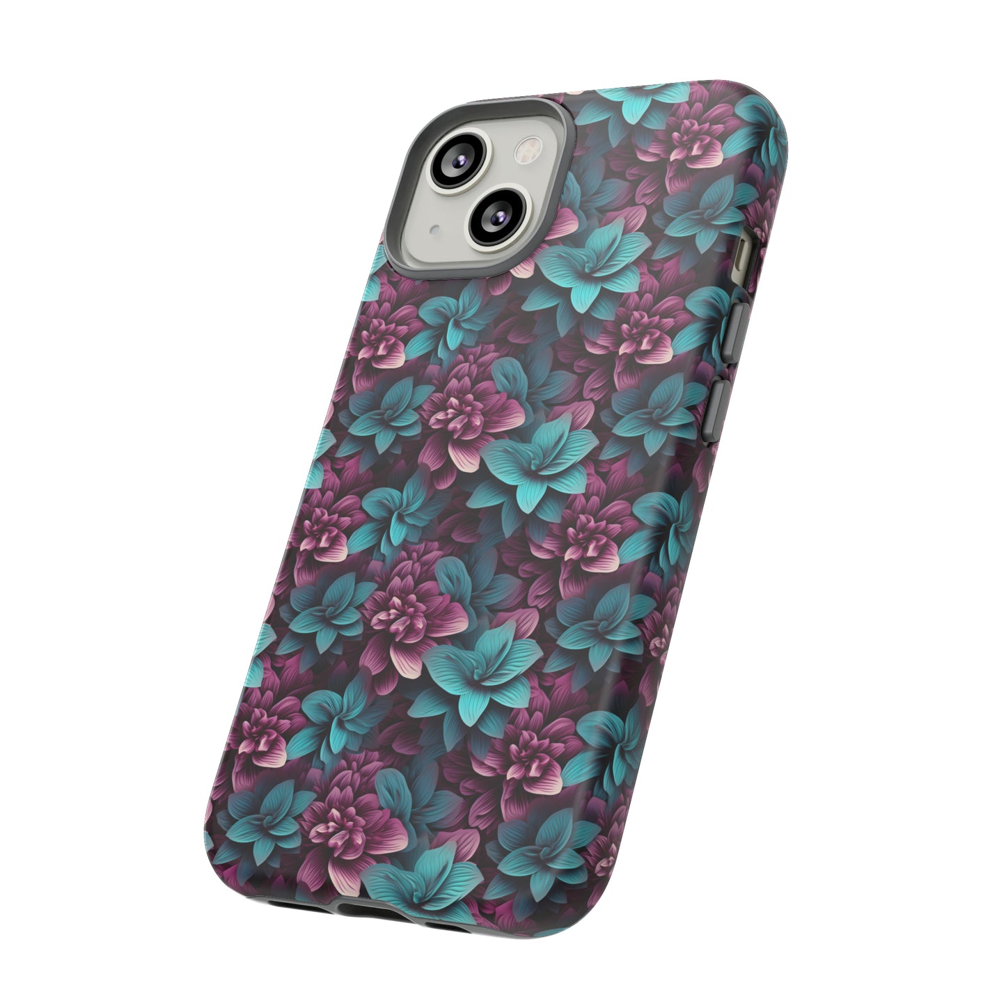 3D Flowers Tough Cases