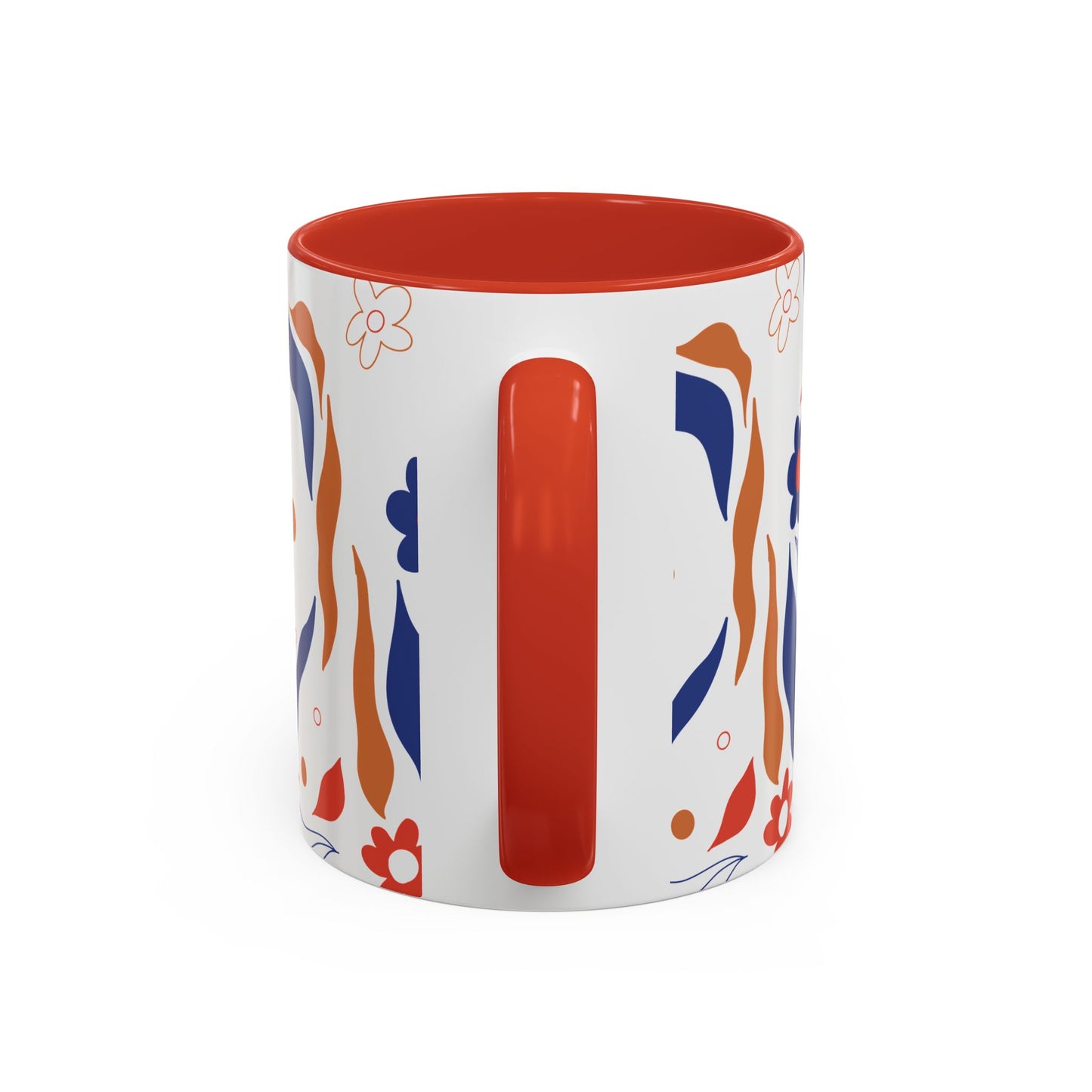 Floral Accent Coffee Mug