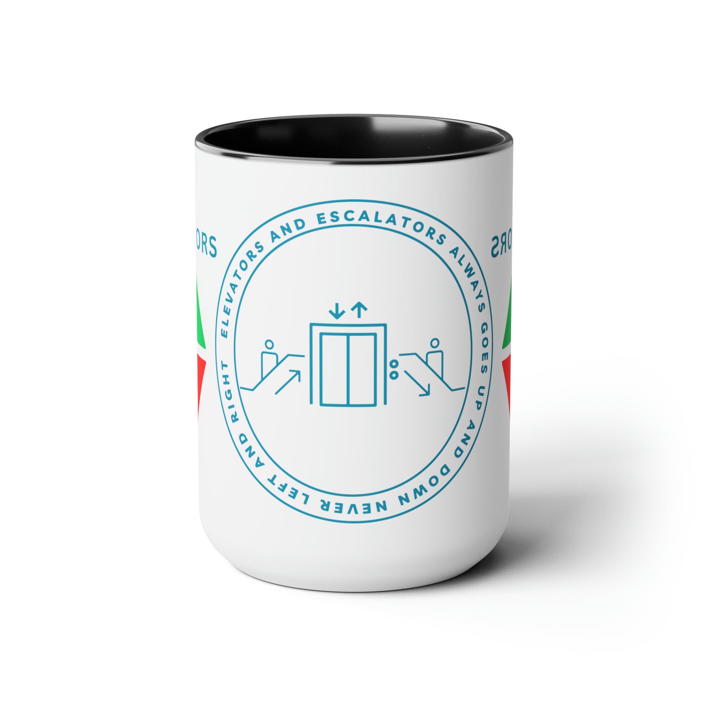 ELevators and Escalators Coffee Mugs, 15oz