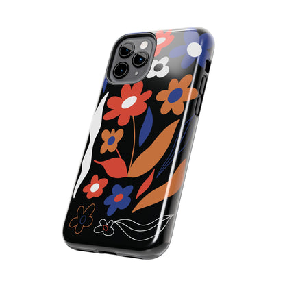 Phone Case, Floral Design, Protective Case, Cover, Strong, Durable, Custom Shell