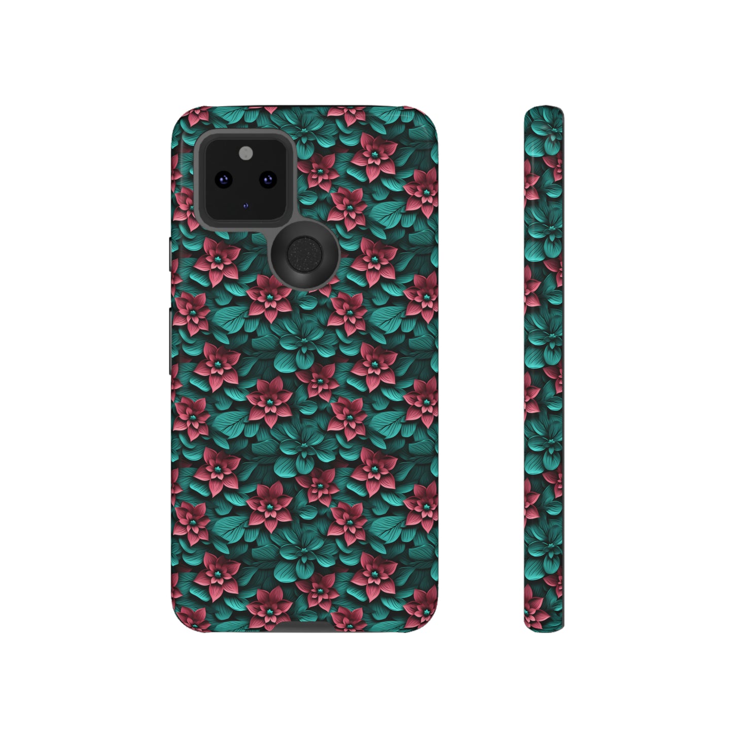 3D flowers Tough Cases