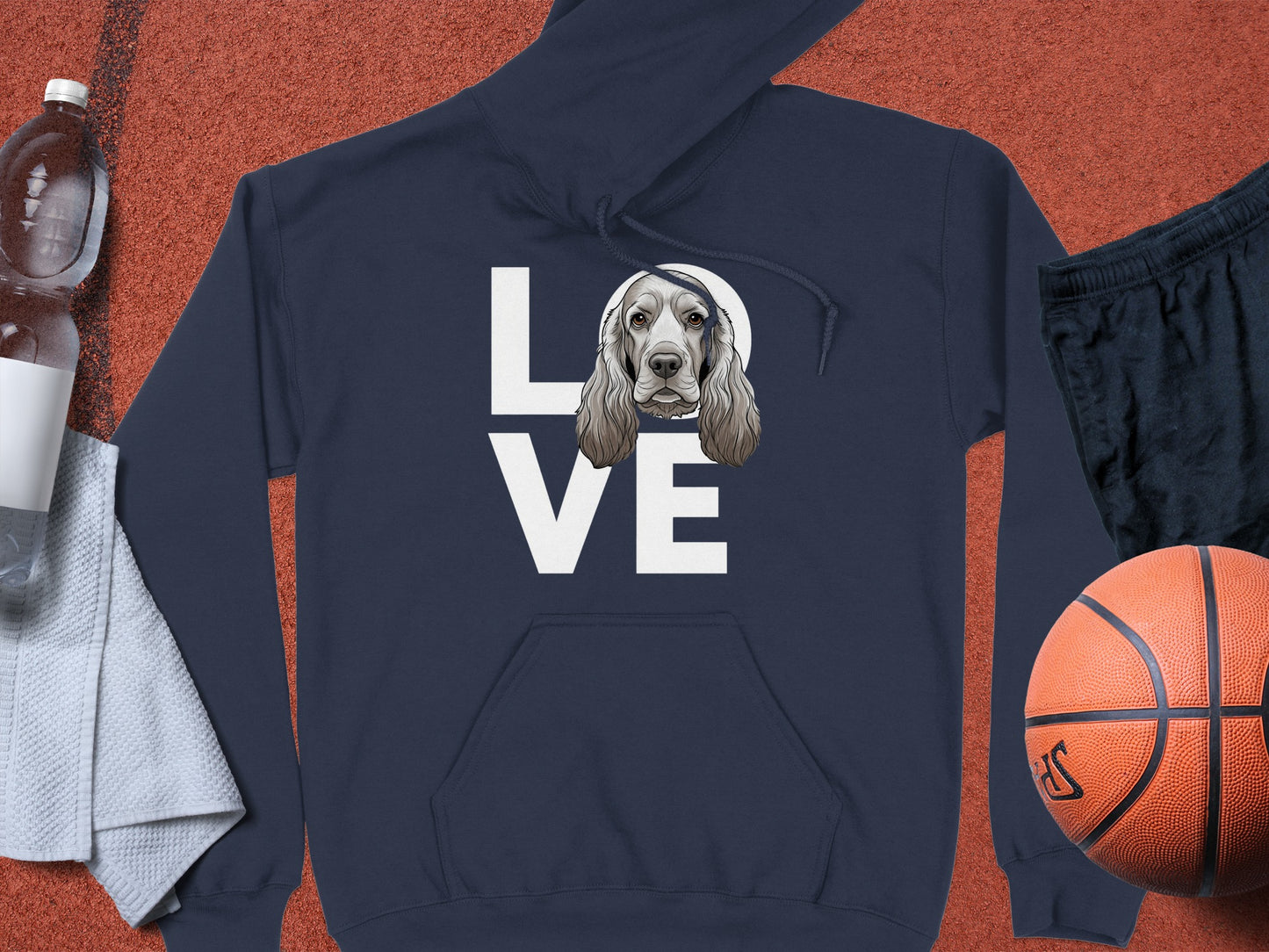 Love Hoodie with Dog Design Perfect for Pet Lovers