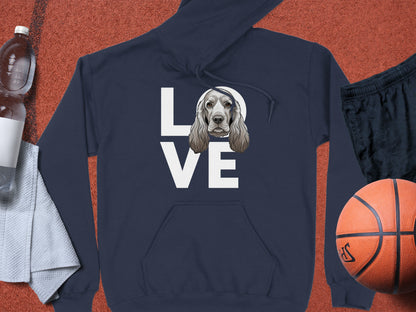 Love Hoodie with Dog Design Perfect for Pet Lovers