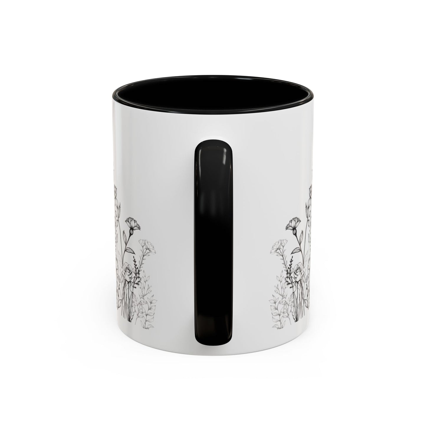 flowers Accent Coffee Mug (11, 15oz)