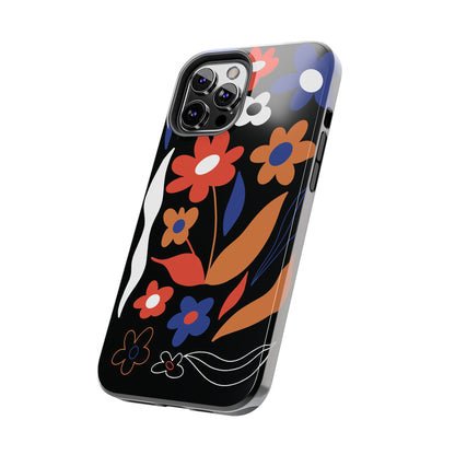 Phone Case, Floral Design, Protective Case, Cover, Strong, Durable, Custom Shell