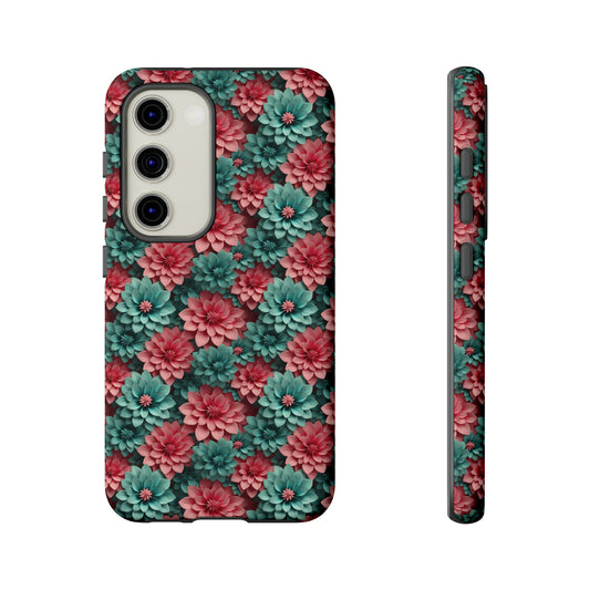 3D Flowers Tough Cases