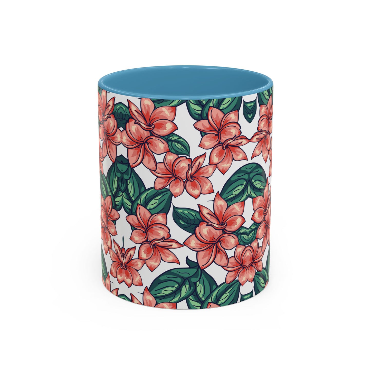 Floral Accent Coffee Mug