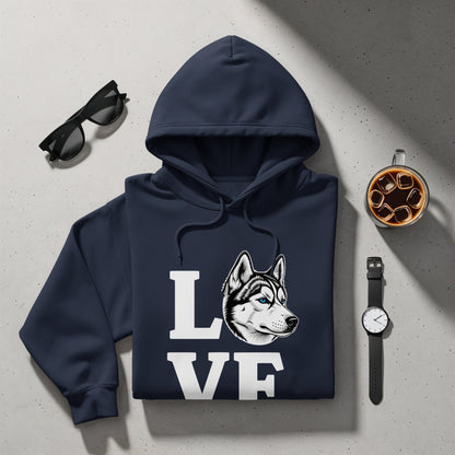 Love Husky Hoodie Perfect for Cool Casual Outfits