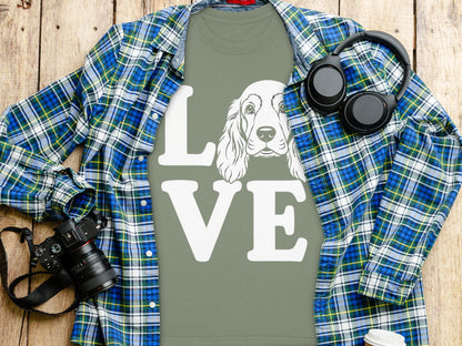 LOVE Puppy Graphic Tee for a Casual Outfit Shirt